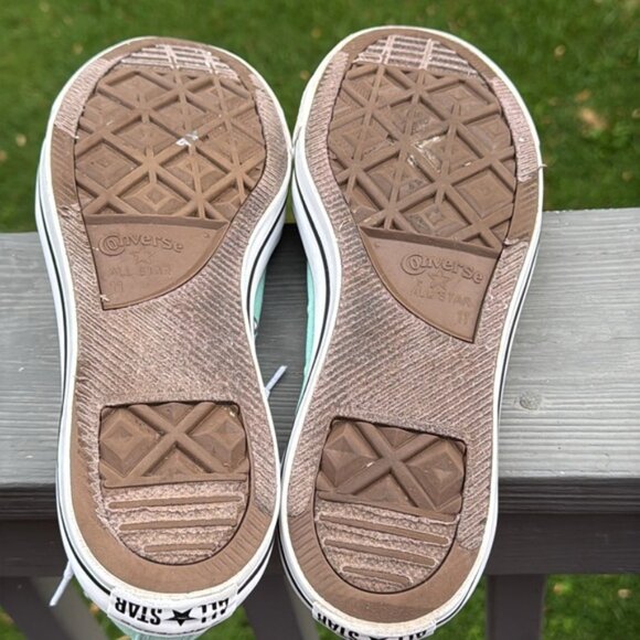 Converse All Star Chuck Taylor’s (Women’s13) (Ocean Mint/White) (Men's:11) - Picture 11 of 12